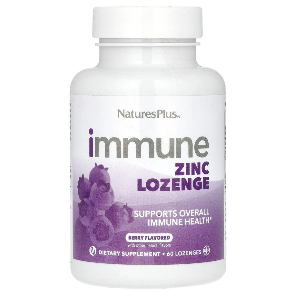  NaturesPlus, Immune Zinc, , 60     -     , -, 