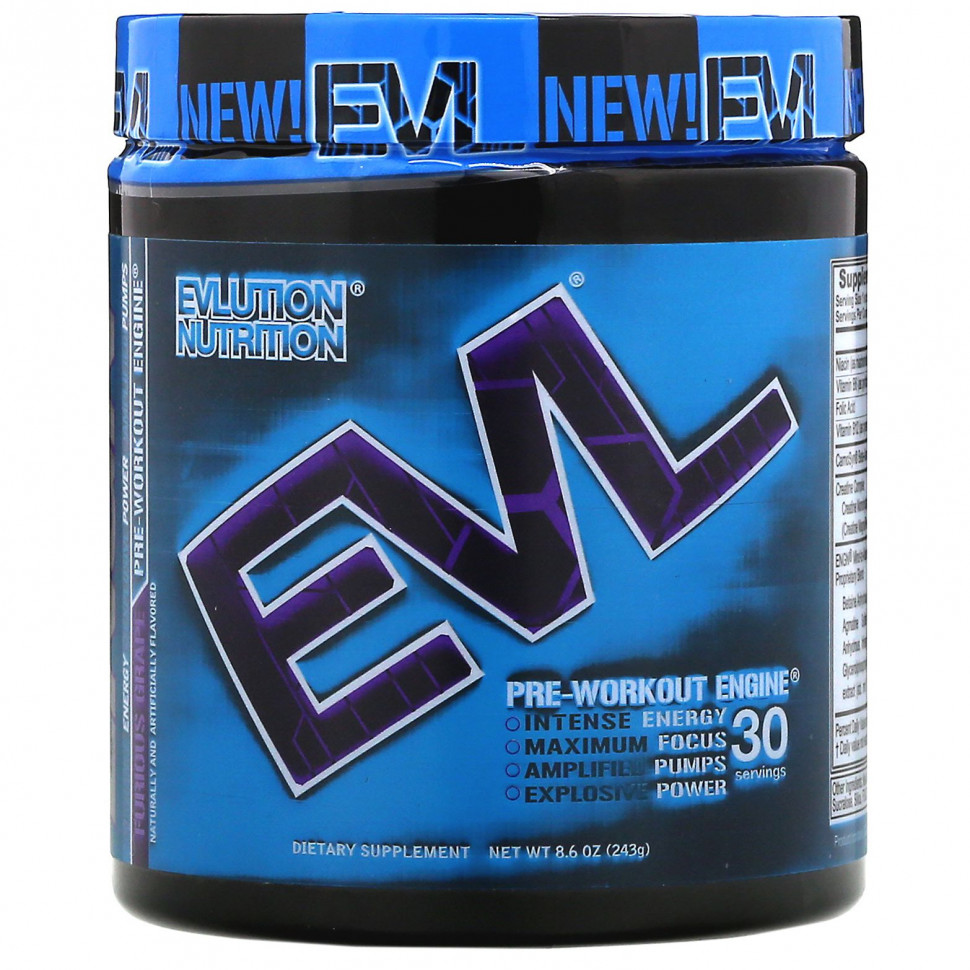  EVLution Nutrition, ENGN, Pre-Workout Engin, , 243  (8,6 )    -     , -, 