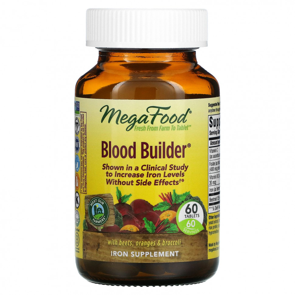  MegaFood, Blood Builder, 60     -     , -, 