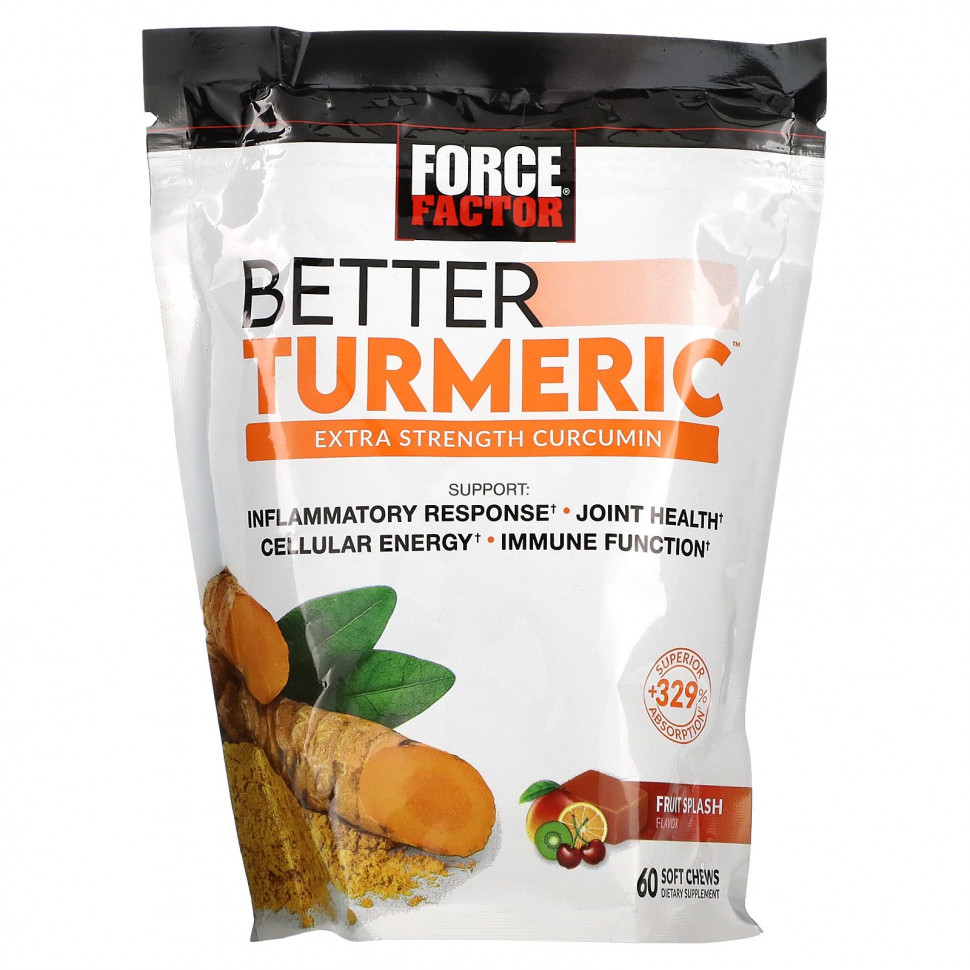  Force Factor, Better Turmeric,    ,  , 60      -     , -, 