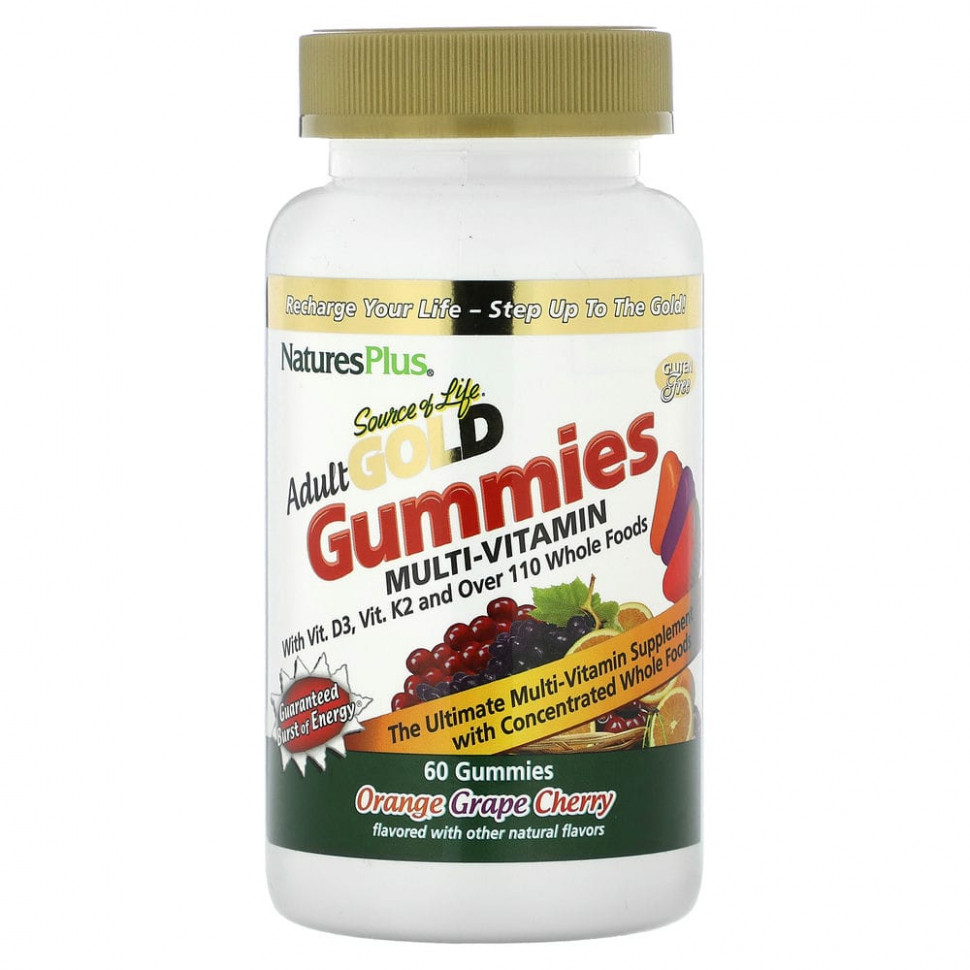  NaturesPlus, Source of Life, Gold Gummies,   , , , , 60      -     , -, 