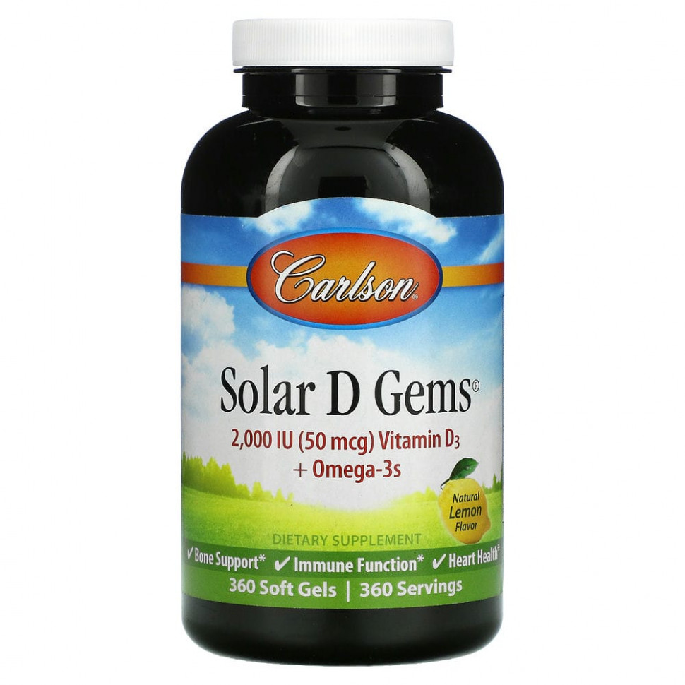  Carlson Labs, Solar D Gems,  D3 + -3 ,   , 2000 , 360      -     , -, 