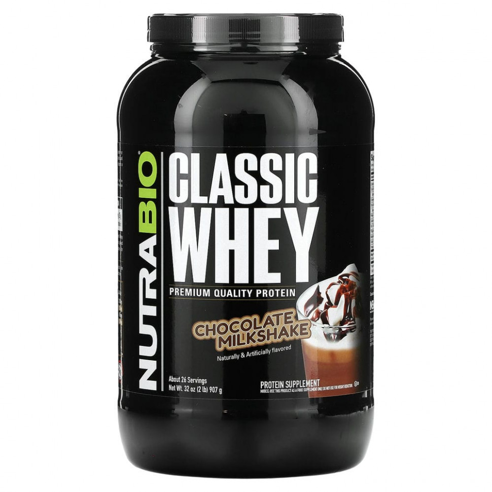  Nutrabio Labs, Classic Whey Protein,   , 907  (2 )    -     , -, 