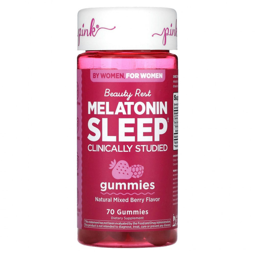  Pink, Beauty Rest Melatonin Sleep,   , 70      -     , -, 