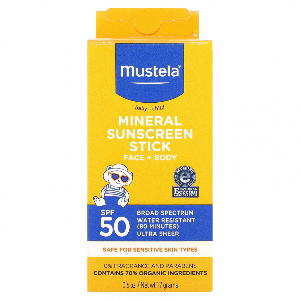  Mustela,   -  , SPF 50, 17  (0,6 )    -     , -, 