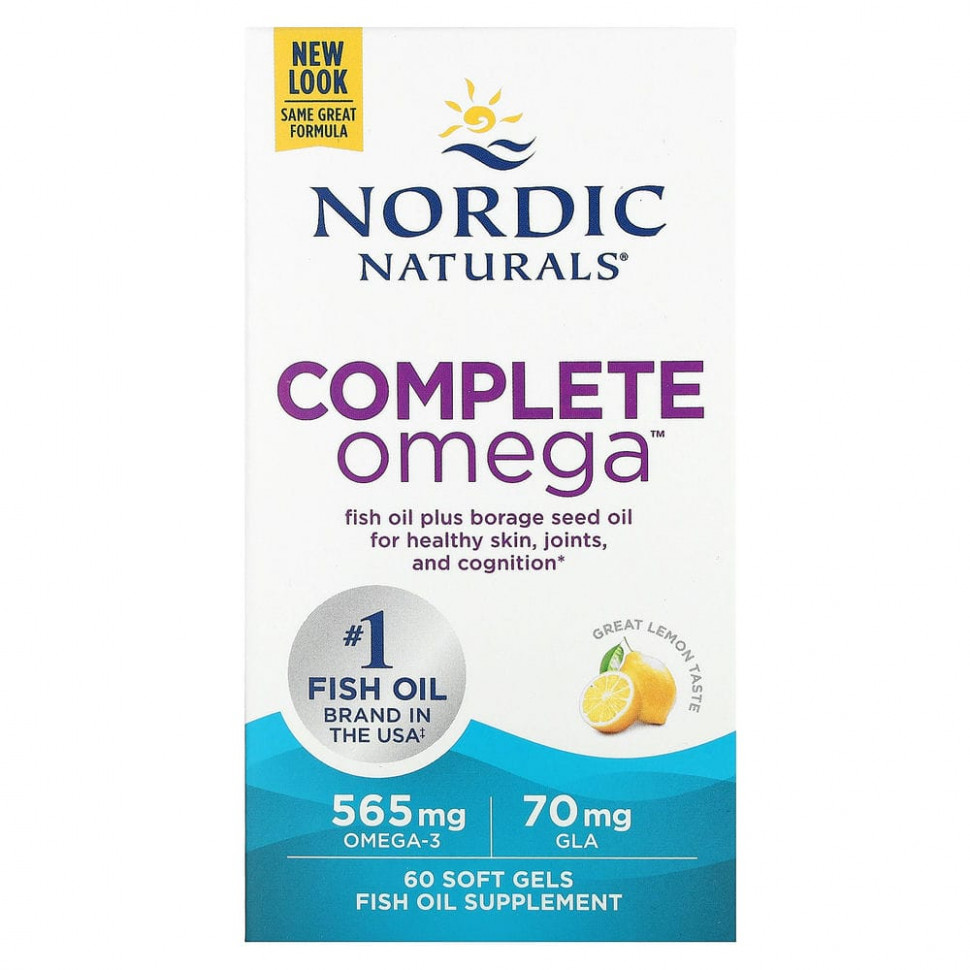  Nordic Naturals, Complete Omega, , 60      -     , -, 