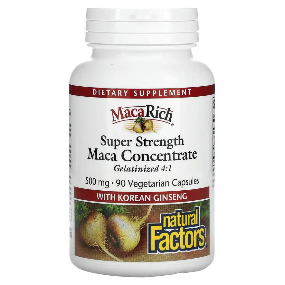  Natural Factors, Organic MacaRich,     , 500 , 90      -     , -, 