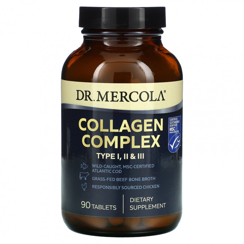  Dr. Mercola, Collagen Complex,  I, II  III, 90     -     , -, 