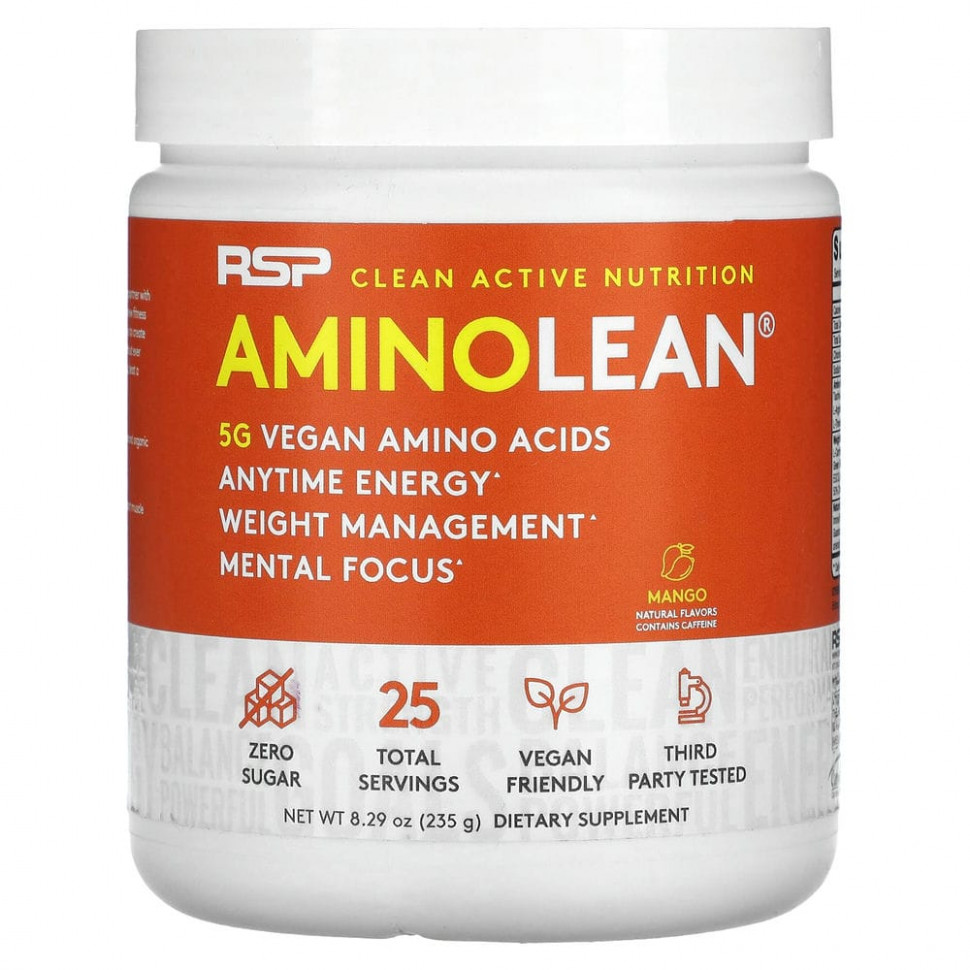  RSP Nutrition, AminoLean,   ,   , 235  (8,29 )    -     , -, 