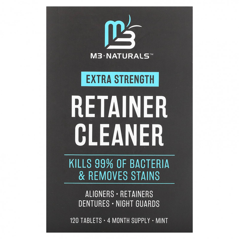 ���� M3 Naturals, Retainer Cleaner, ����, 120 ��������  Iherb (������) ������ ������