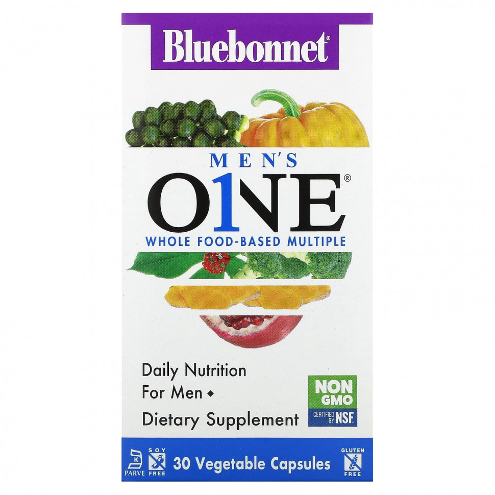  Bluebonnet Nutrition, Men's One, 30      -     , -, 