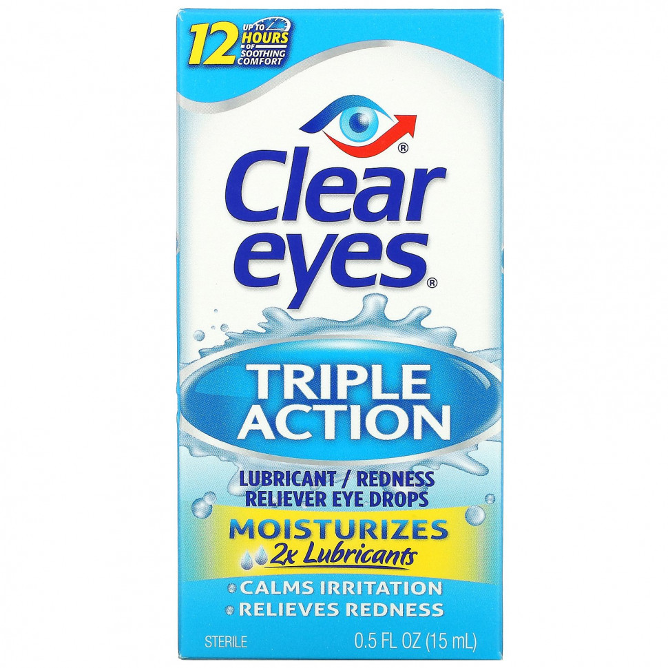  Clear Eyes, Triple Action,  /     , 15  (0,5 . )    -     , -, 