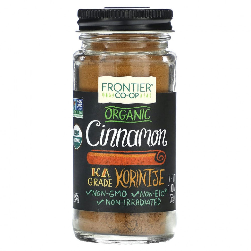  Frontier Co-op, Organic Cinnamon, 1.9 oz (53 g)    -     , -, 