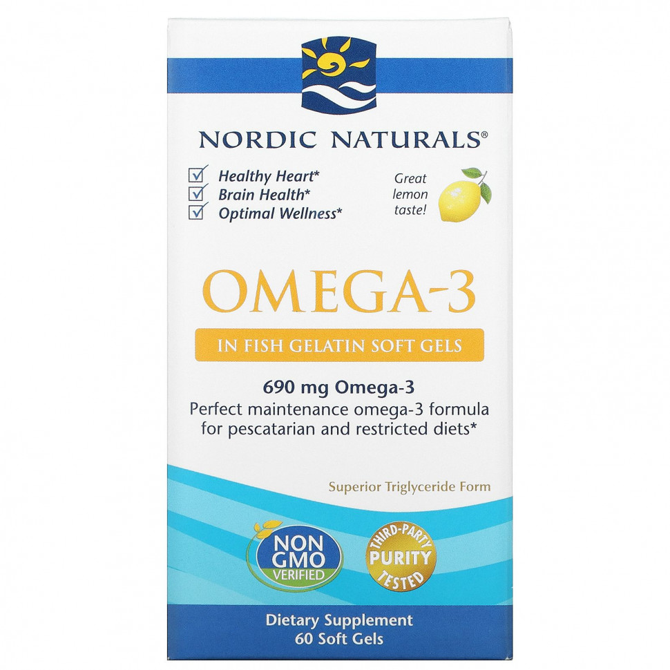  Nordic Naturals, -3,   , 345 , 60     -     , -, 