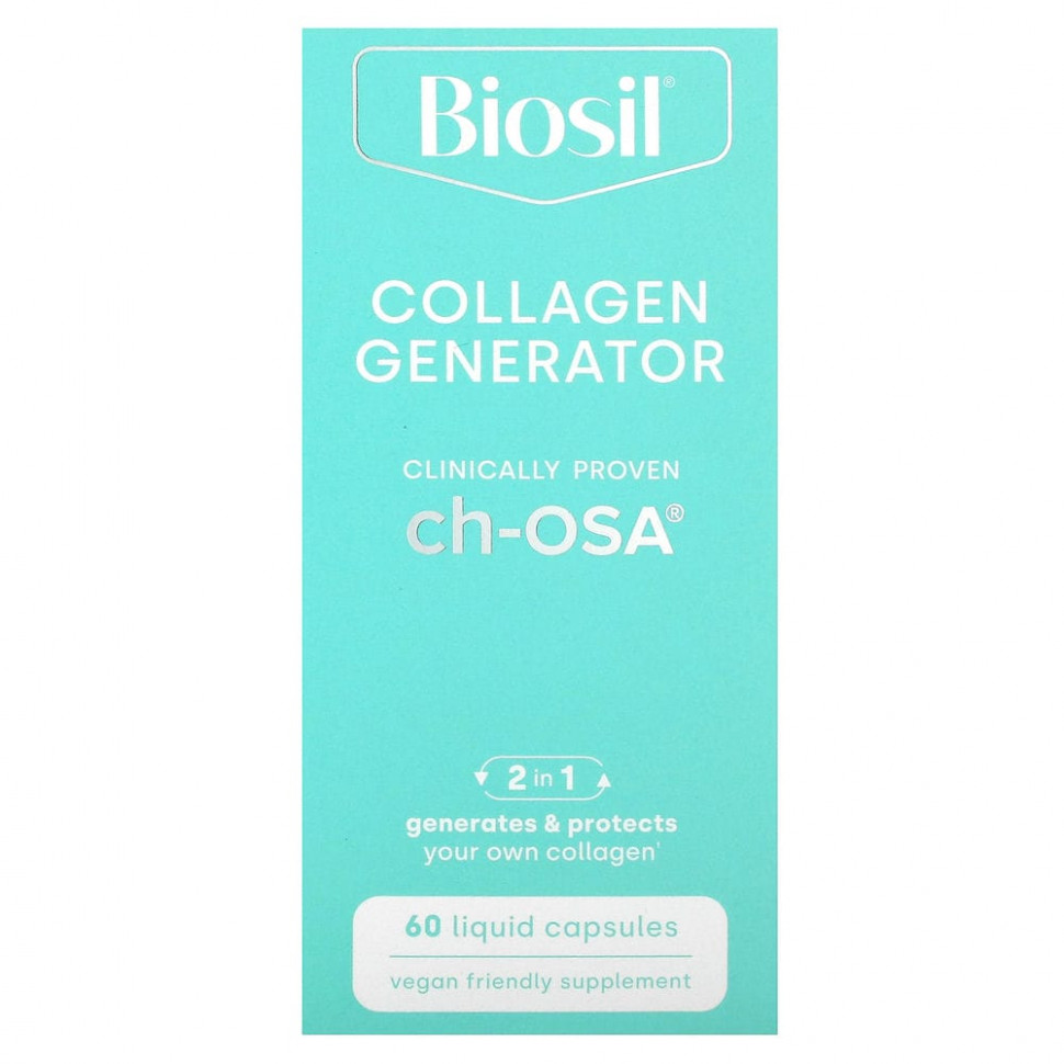 ���� BioSil by Natural Factors, Advanced Collagen Generator, �������� ��� �������������� ������������ ���������, 60 ��������� ��������� ������  Iherb (������) ������ ������