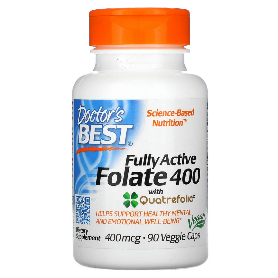  Doctor's Best,    400  Quatrefolic, 400 , 90      -     , -, 