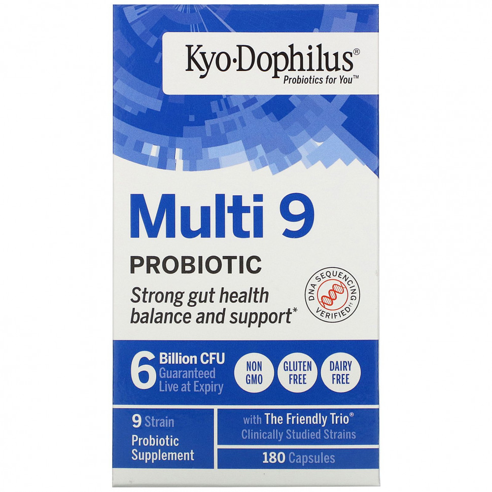  Kyolic, Kyo-Dophilus, Multi 9, , 6  , 180     -     , -, 