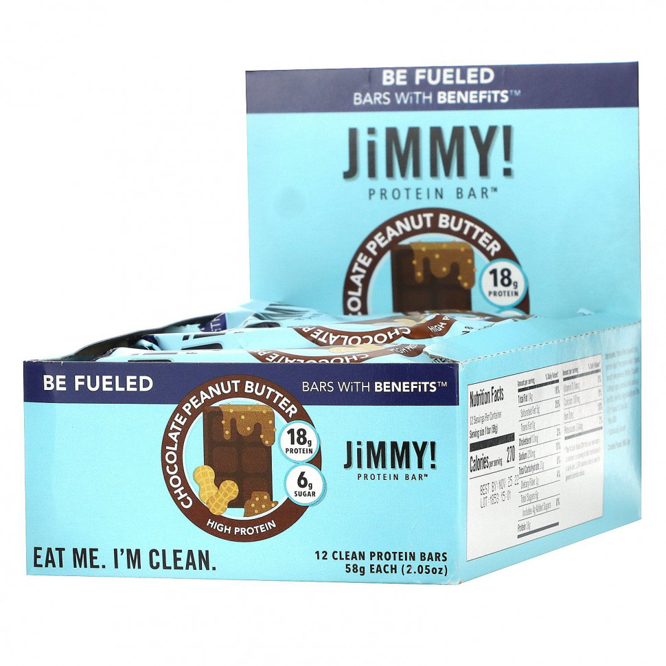  JiMMY!, Be Fueled Bars With Benefits, - , 12  , 58  (2,05)    -     , -, 