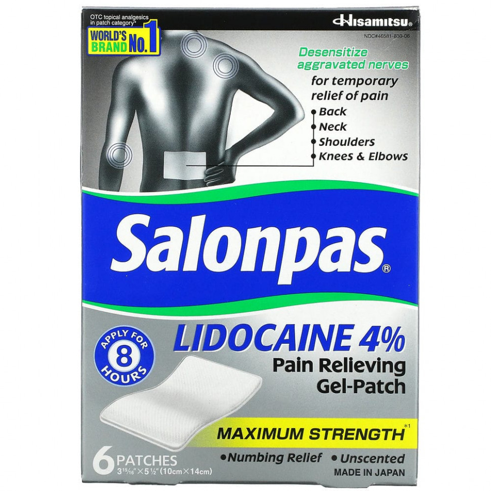  Salonpas,  4%  -,   ,  , 6     -     , -, 