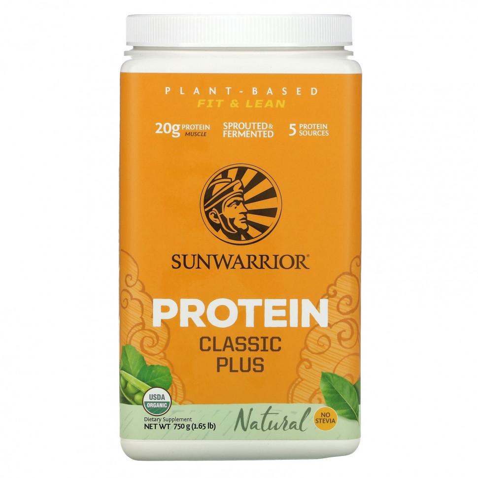  Sunwarrior, Protein Classic Plus,    , , 750  (1,65 )    -     , -, 