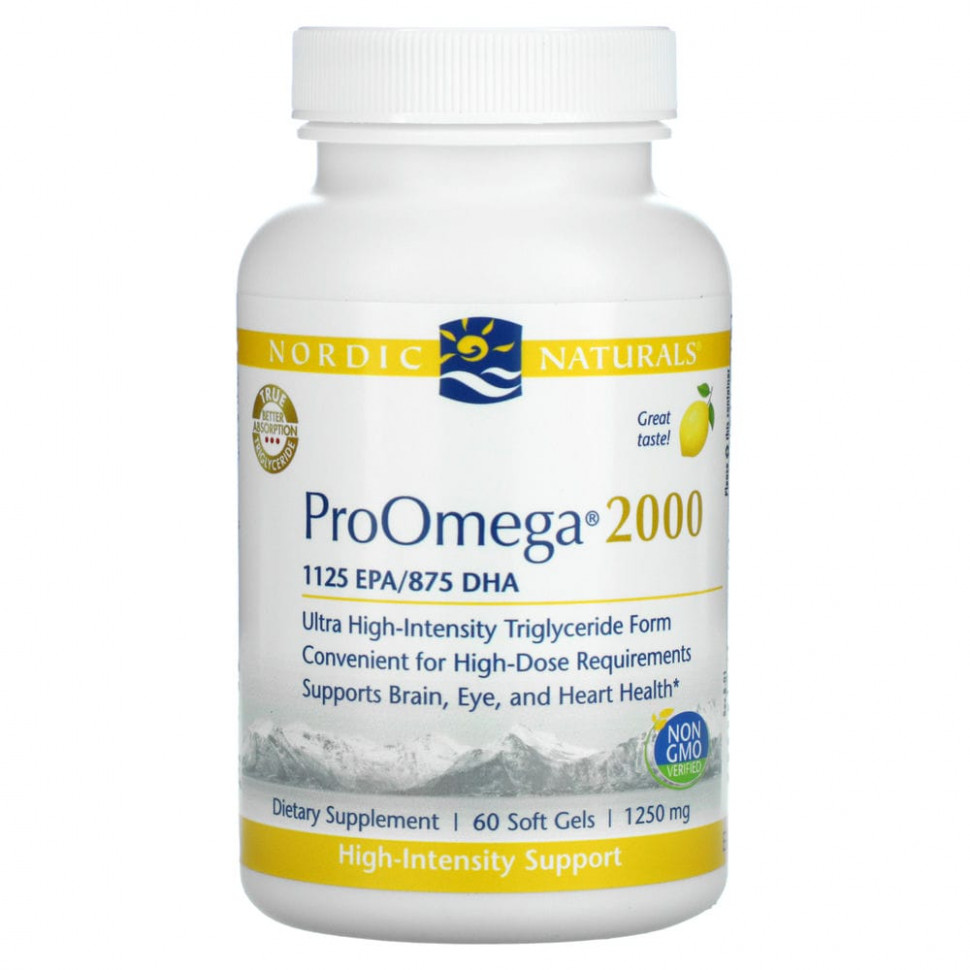  Nordic Naturals, ProOmega 2000, , 1250 , 60       -     , -, 