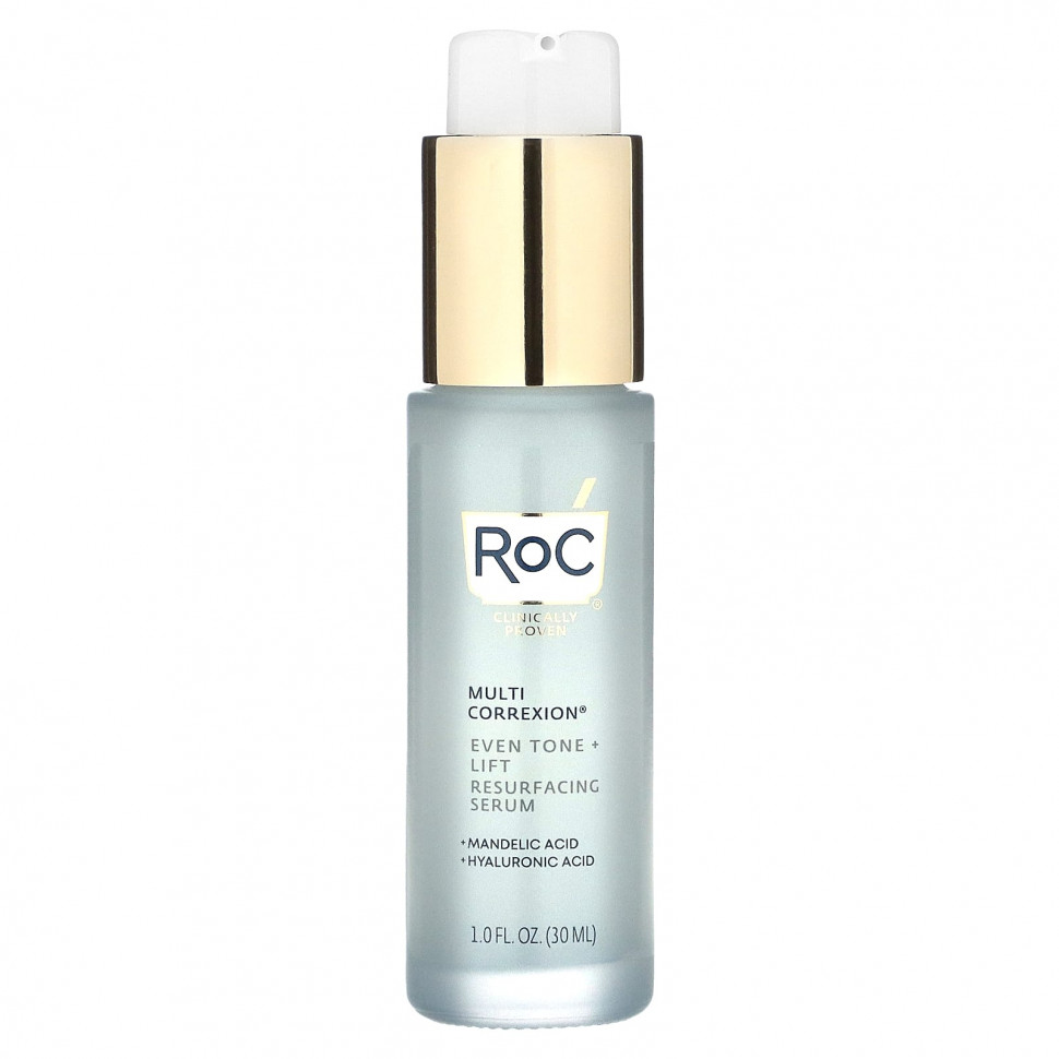  RoC, Multi Correxion, Even Tone + Lift, Resurfacing Serum, 1 fl oz (30 ml)    -     , -, 