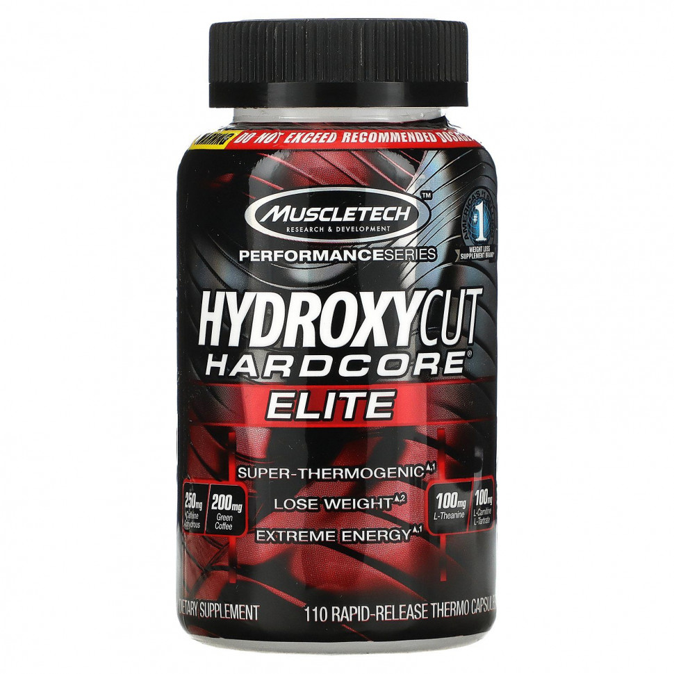  Hydroxycut, Hardcore Elite, 110       -     , -, 