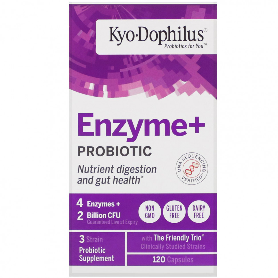  Kyolic, Kyo-Dophilus, Enzyme+, , 2  , 120     -     , -, 