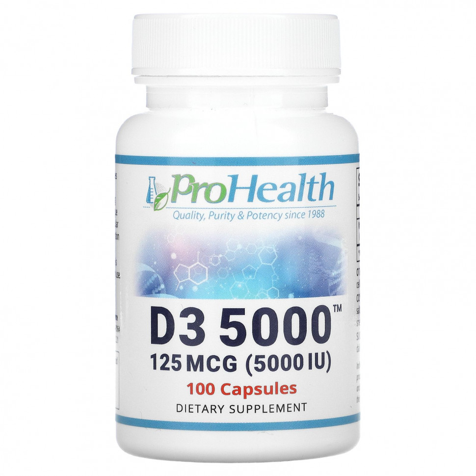  ProHealth Longevity, D3 5000, 125  (5000 ), 100     -     , -, 