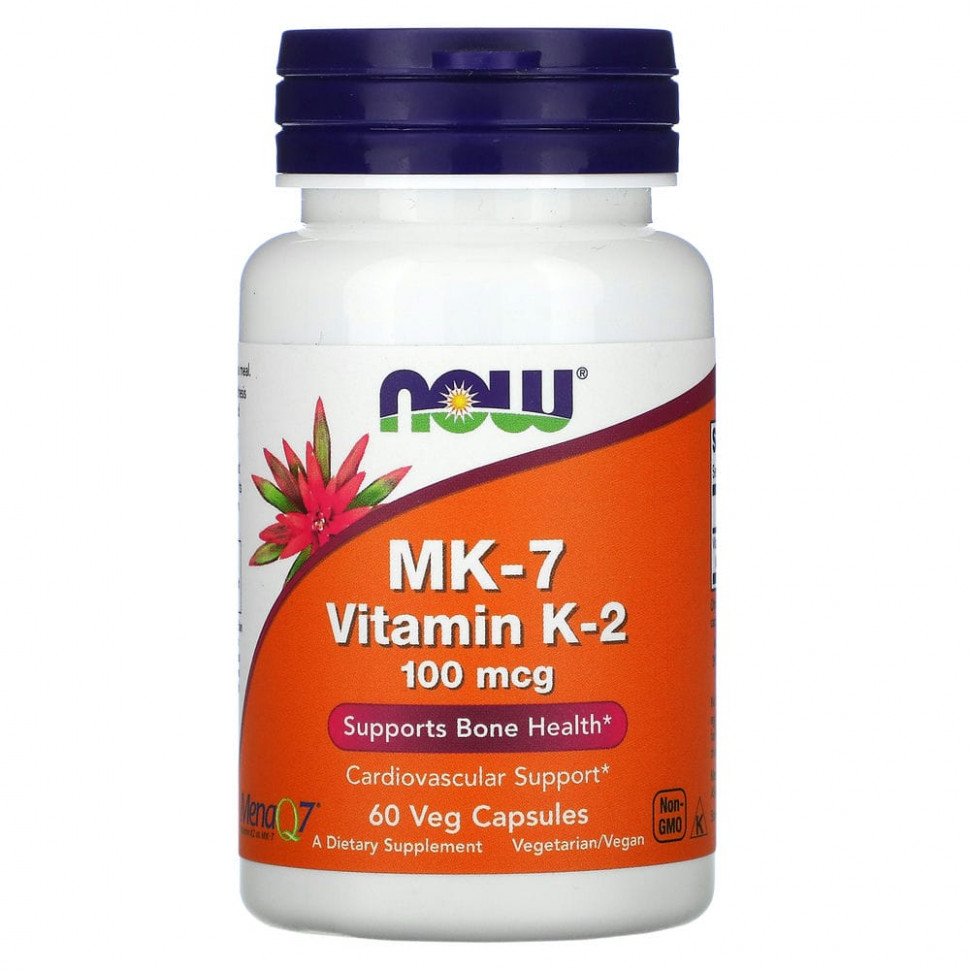  NOW Foods, MK-7,  K2, 100 , 60      -     , -, 