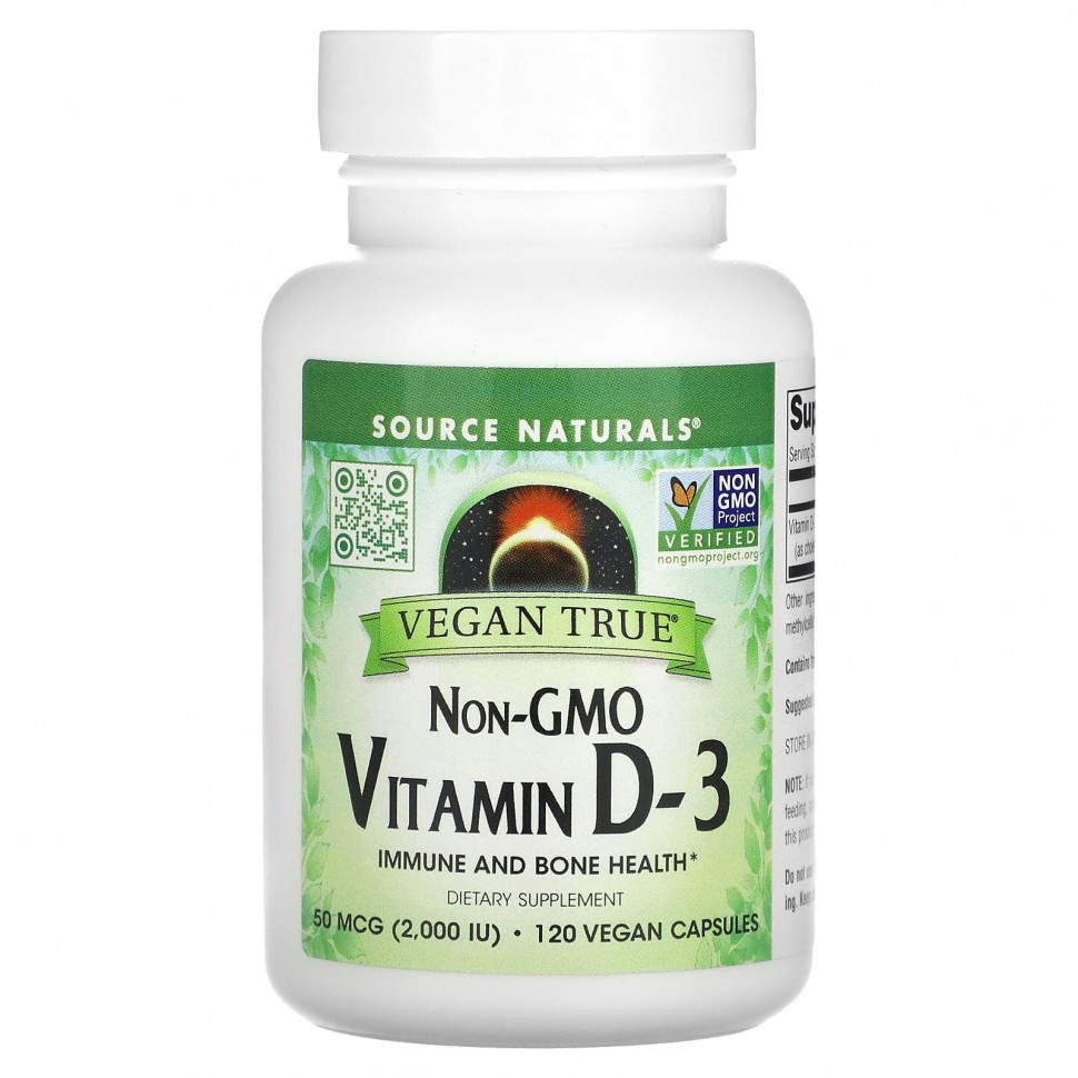  Source Naturals,  D3  , 50  (2000 ), 120      -     , -, 