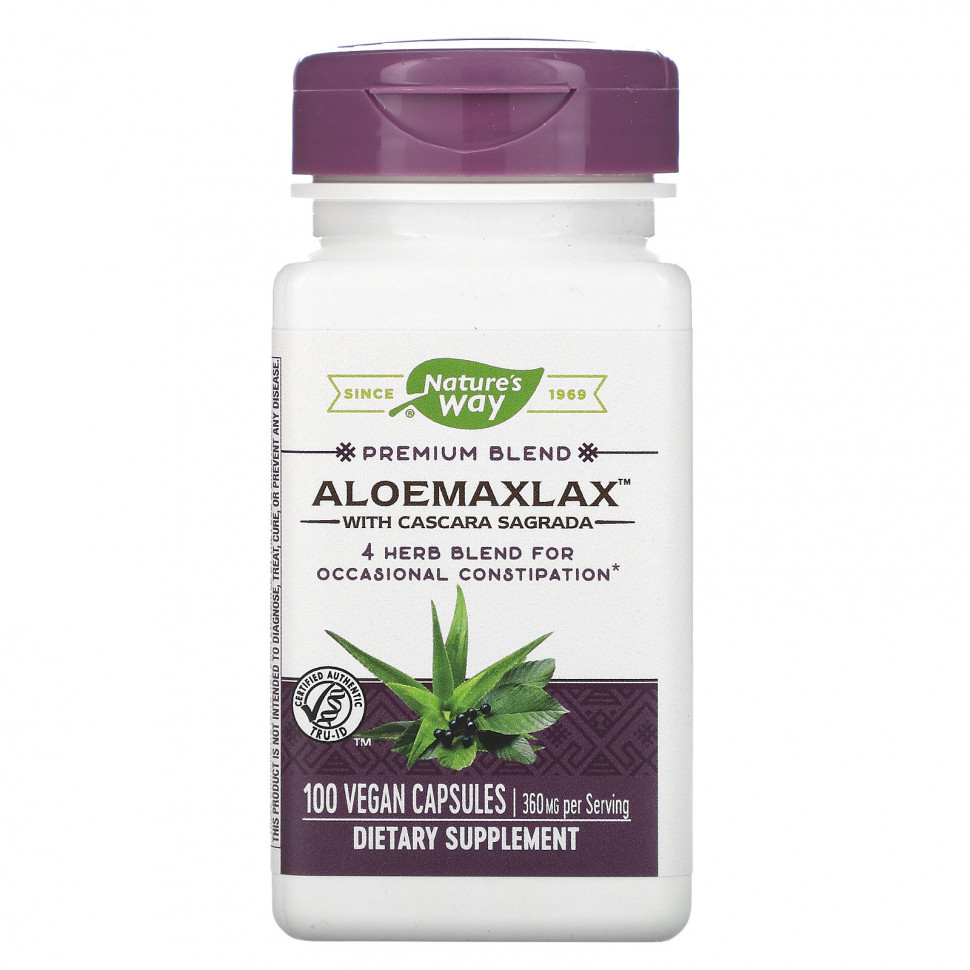  Nature's Way, AloeMaxLax  , 360 , 100      -     , -, 