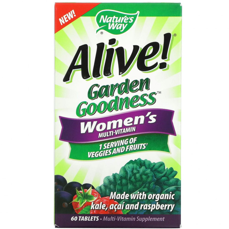  Nature's Way, Alive! Garden Goodness,   , 60     -     , -, 