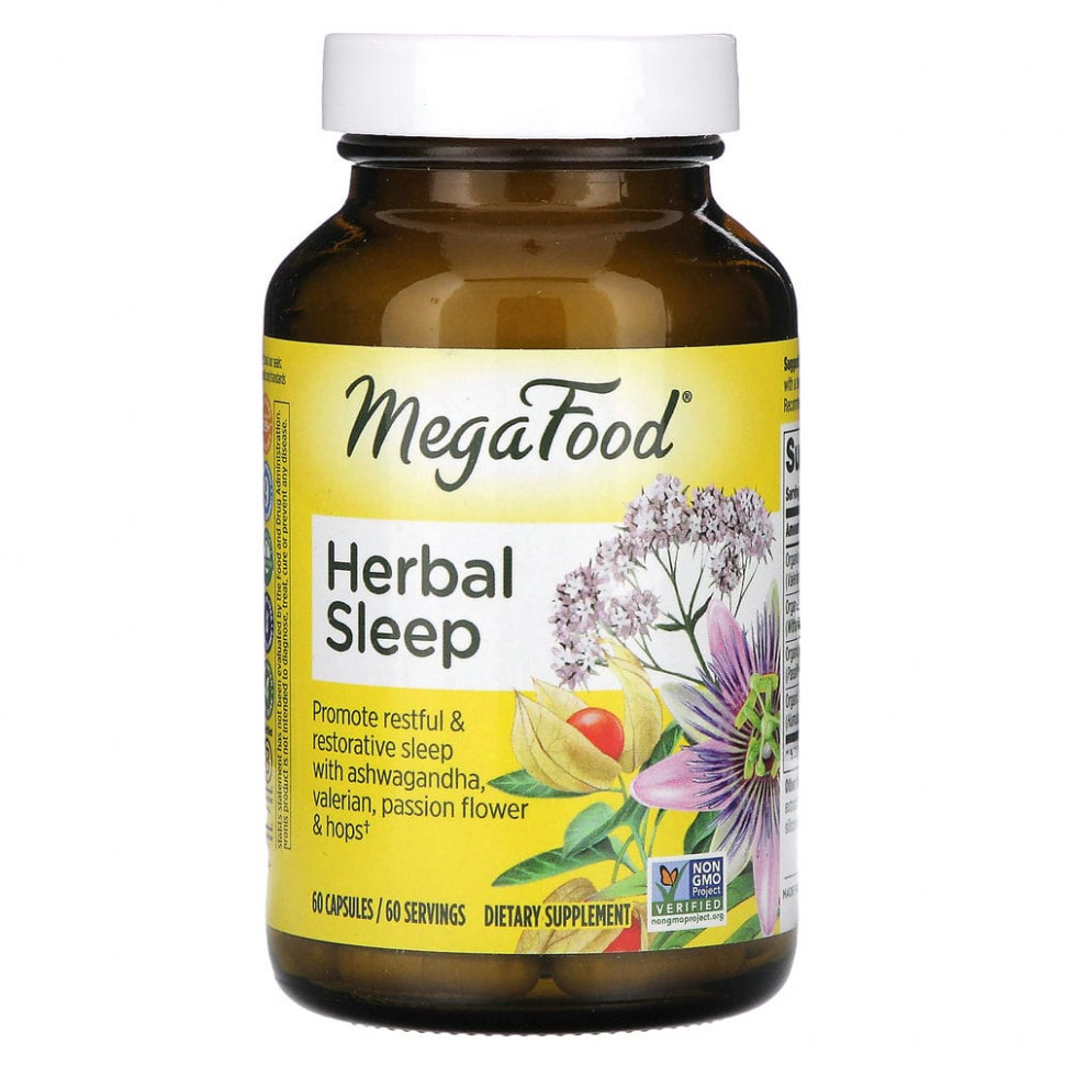  MegaFood, Herbal Sleep, 60   Iherb ()  