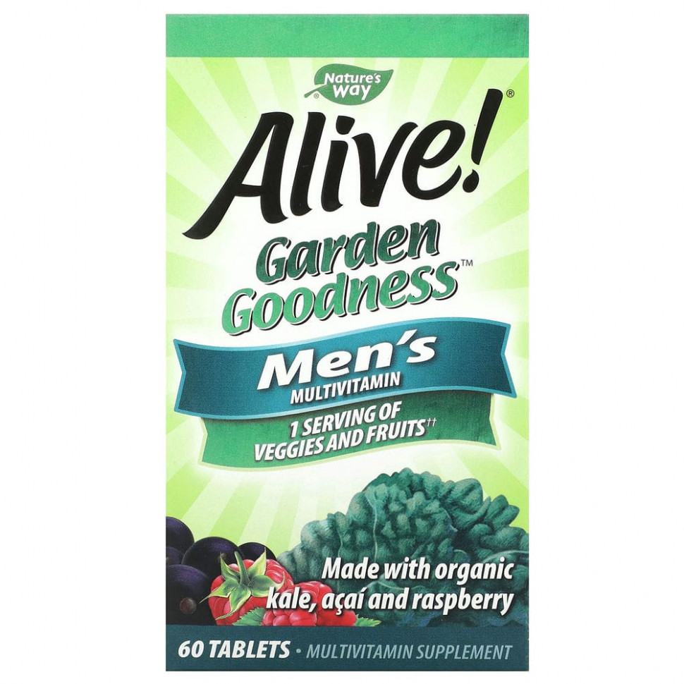  Nature's Way, Alive! Garden Goodness,   , 60     -     , -, 