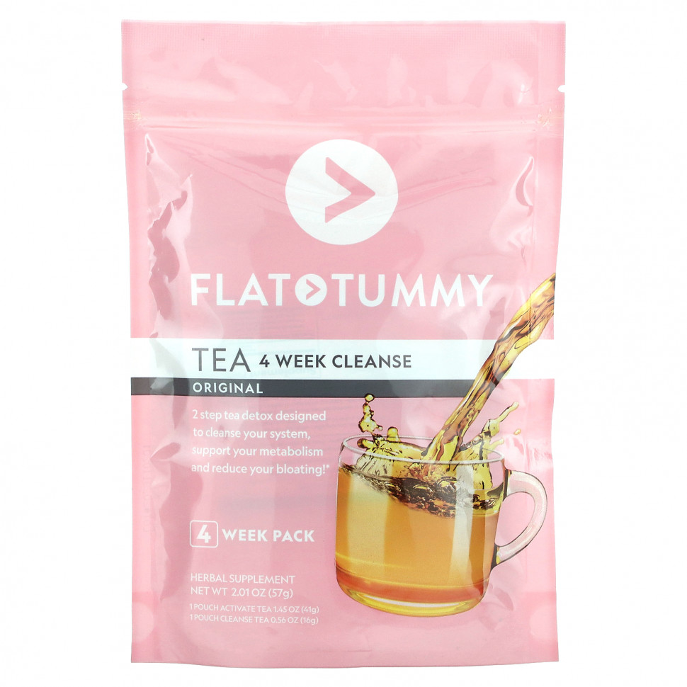  Flat Tummy, Tea, 4 Week Cleanse, Original, 57  (2,01 )    -     , -, 