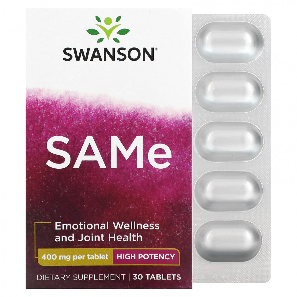  Swanson, SAMe,  , 400 , 30     -     , -, 