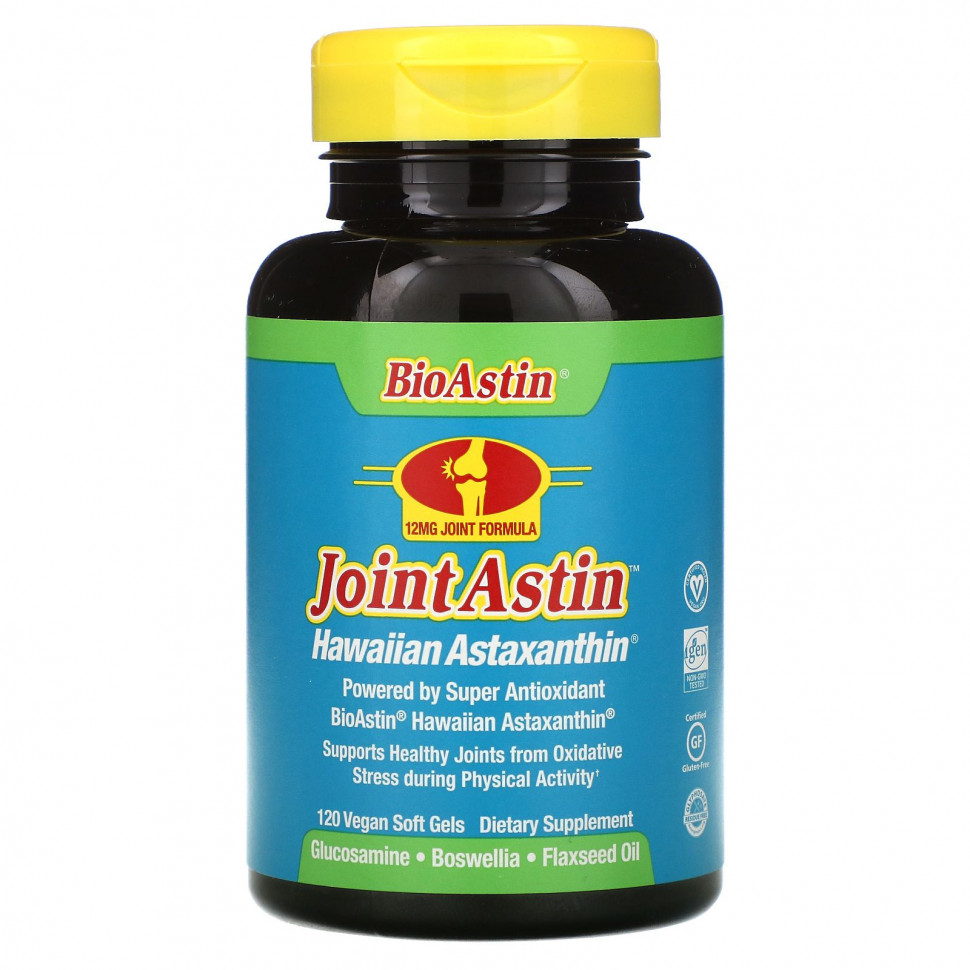  Nutrex Hawaii, JointAstin, Hawaiian Astaxanthin, 120 V-Gels    -     , -, 