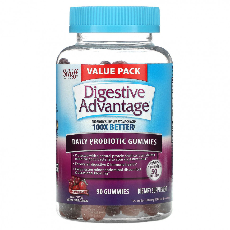  Schiff, Digestive Advantage,     ,   , 90      -     , -, 