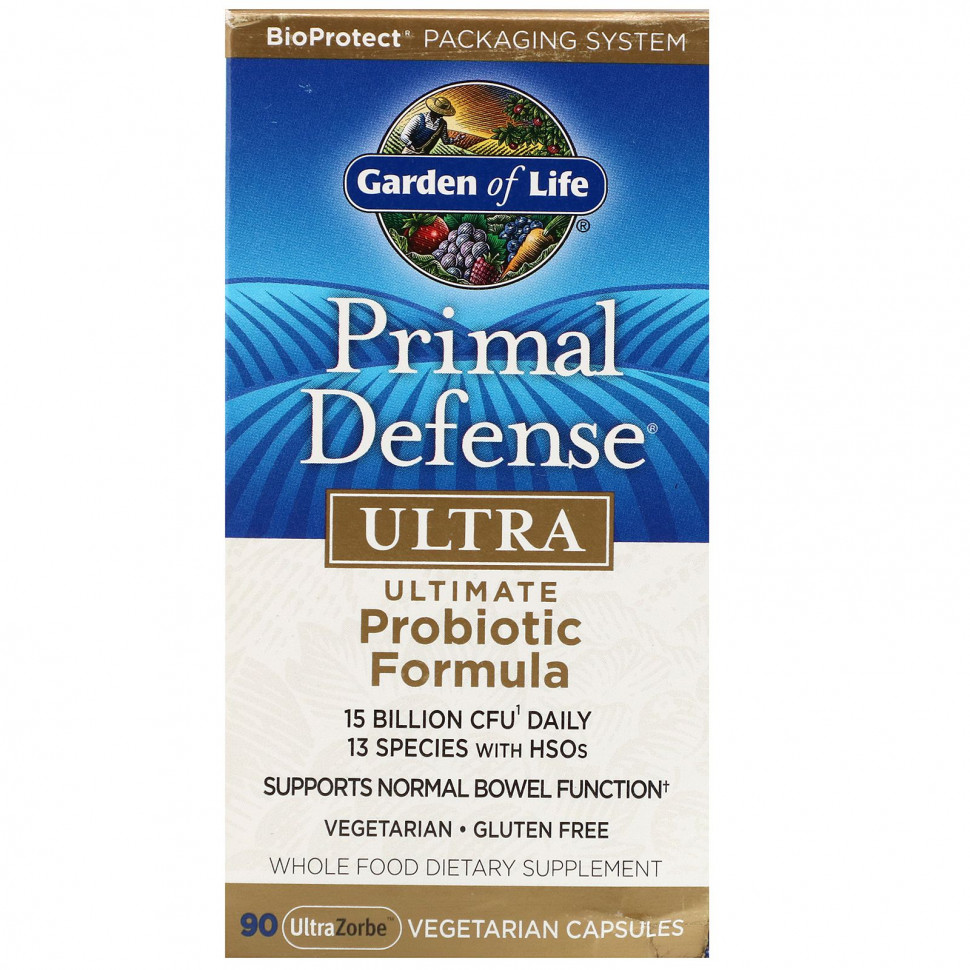  Garden of Life, Primal Defense, Ultra,   , 90   UltraZorbe    -     , -, 