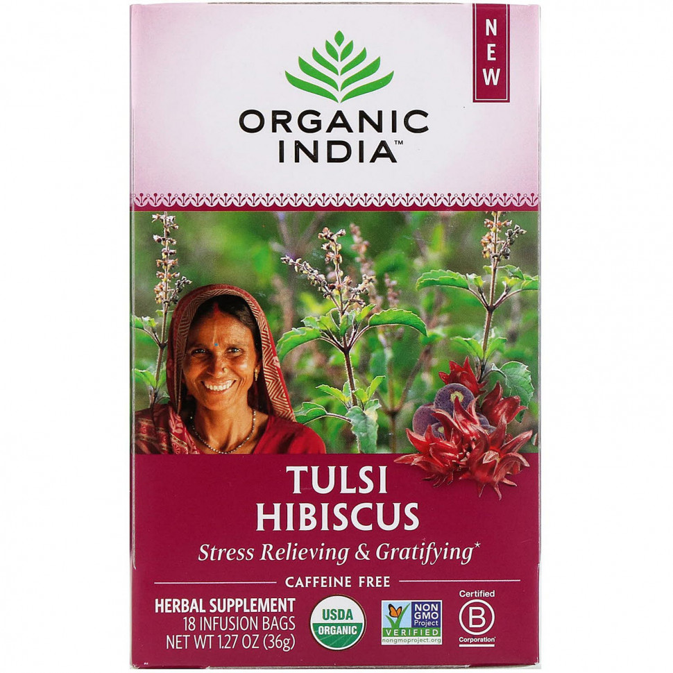  Organic India, Tulsi Tea, ,  , 18   , 36  (1,27 )    -     , -, 