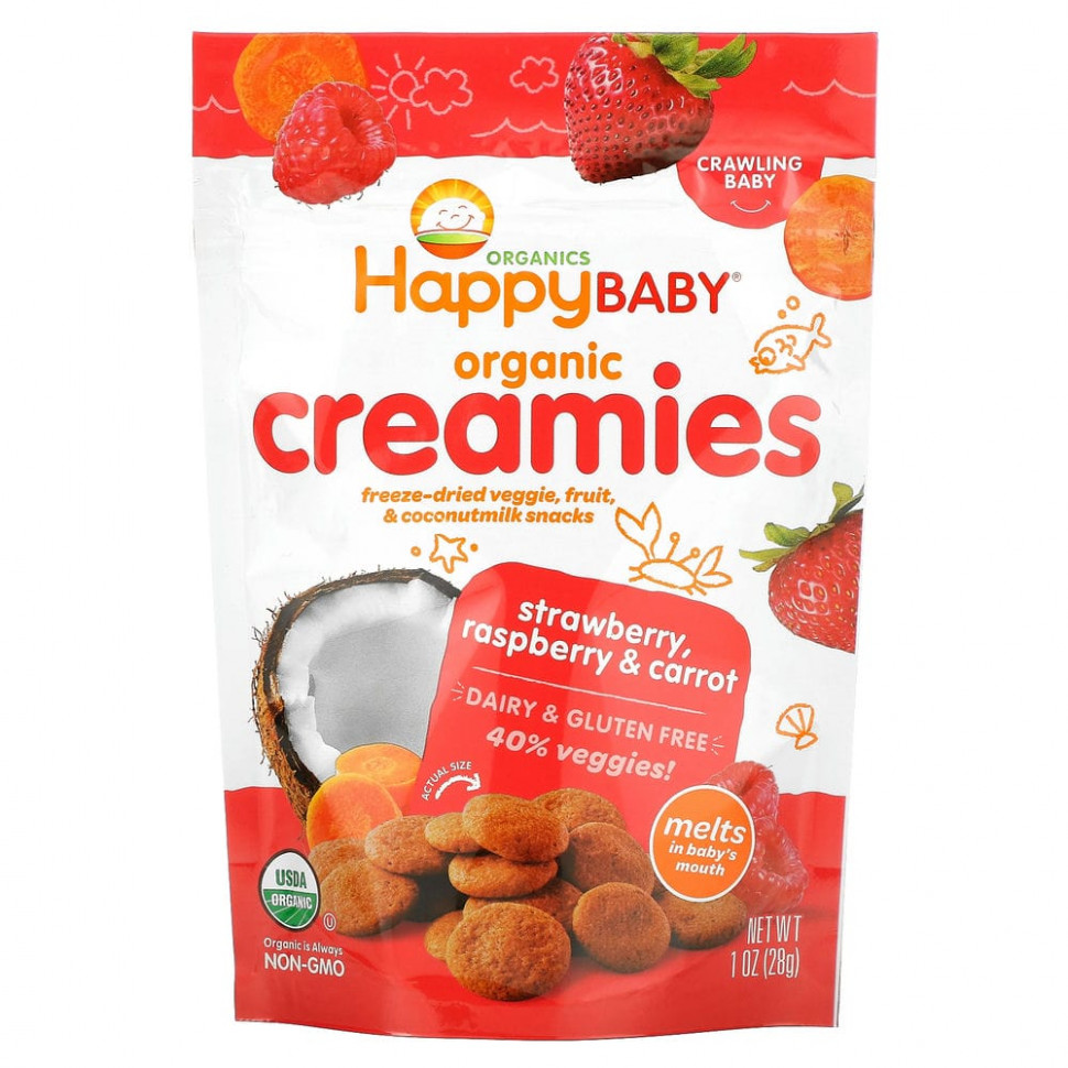  Happy Family Organics, Organic Creamies,    ,    , ,   , 28  (1 )    -     , -, 