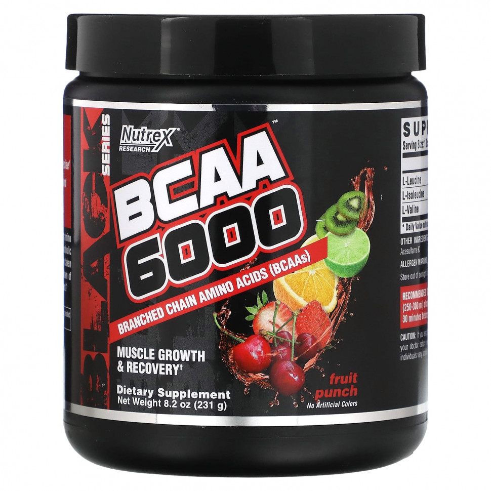  Nutrex Research, BCAA 6000,  , 231  (8,2 )    -     , -, 