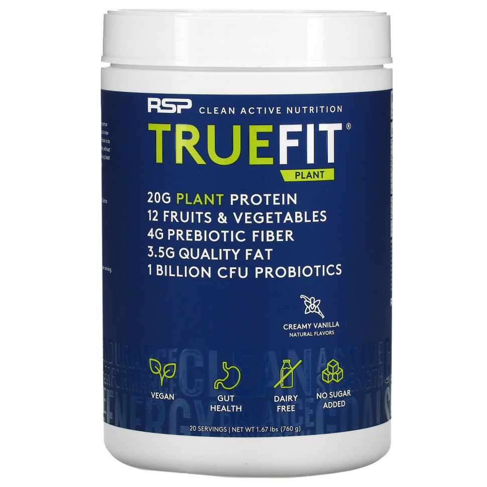  RSP Nutrition, TrueFit Plant Protein Shake,  , -, 1,67  (760 )    -     , -, 