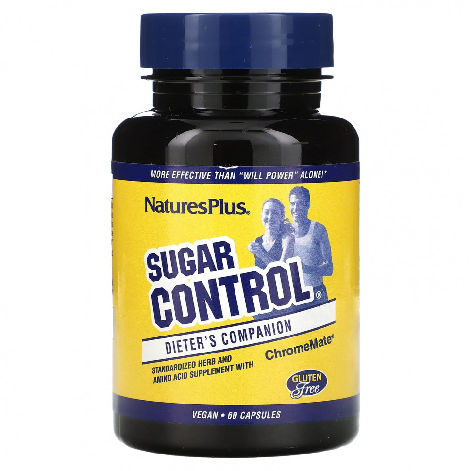  NaturesPlus, Sugar Control, Dieter's Companion, 60     -     , -, 