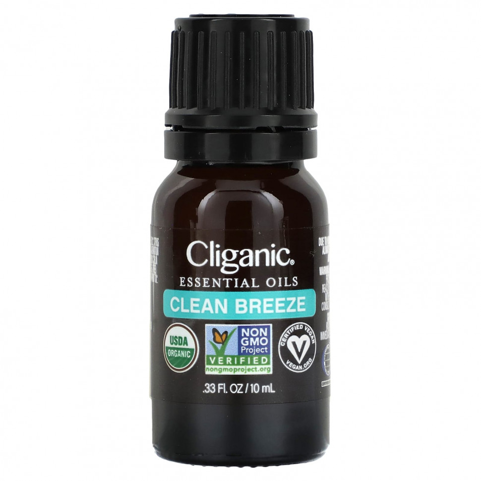 ���� Cliganic, ����� ������� �����, Clean Breeze, 10 �� (0,33 �����)  Iherb (������) ������ ������