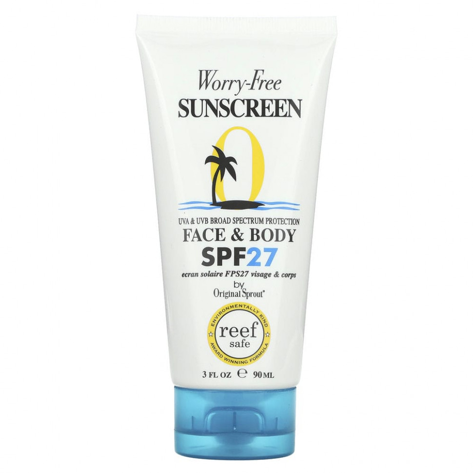  Original Sprout Inc, Worry-Free,      , SPF 27, 90  (3 . )    -     , -, 