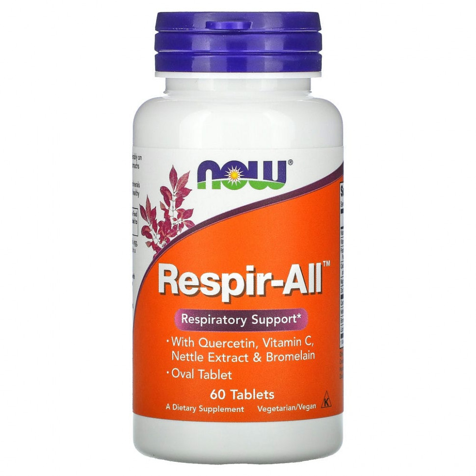  NOW Foods, Respir-All, 60     -     , -, 