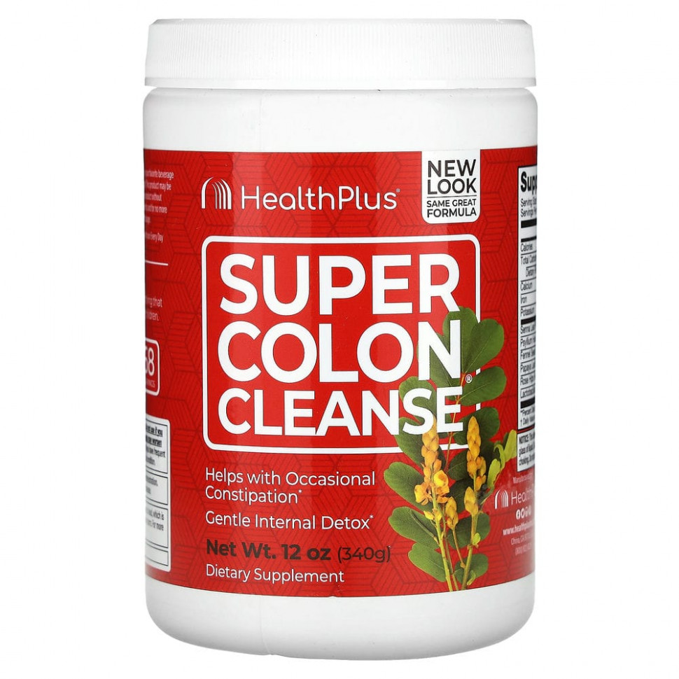  Health Plus, Super Colon Cleanse,    , 340  (12 )    -     , -, 