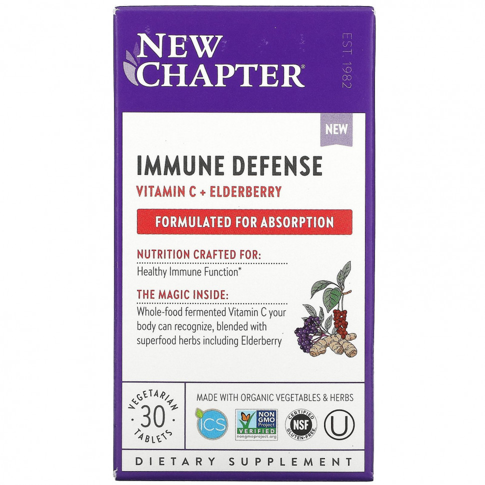  New Chapter, Immune Defense,  C  , 30      -     , -, 